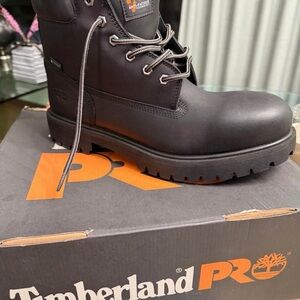 Timberland PRO Men's Black Leather Boots